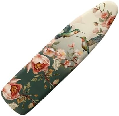 Flashideas Flowers Hummingbirds Ironing Board Cover and Pad Standard Size Soft by Flashideas