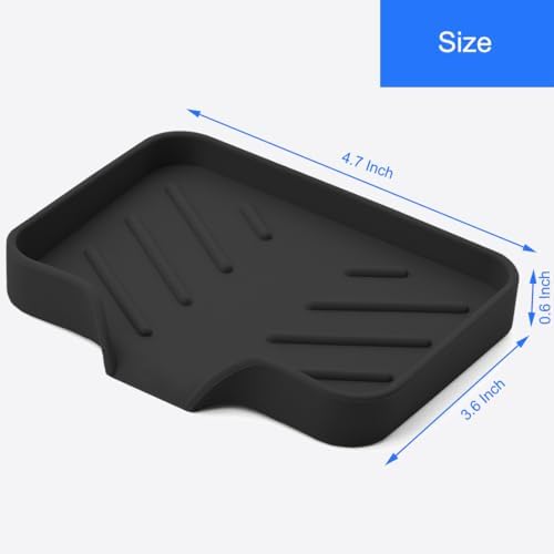 Sponge Holder with Drain Spout for Kitchen Sink, Dish Sponge Tray - Image 6