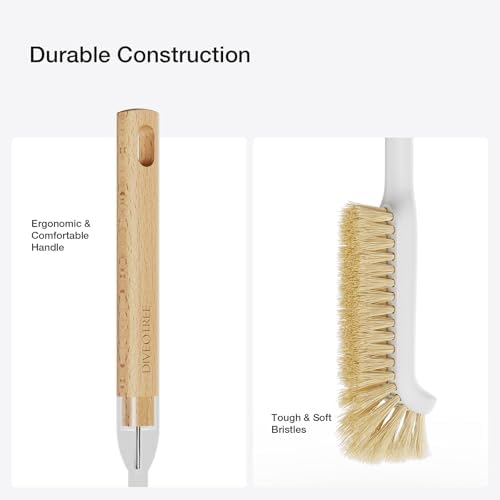 Cleaning Brush, Diveotree Hard Bristle Brush - Image 7