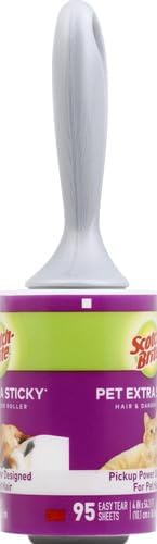 Scotch-Brite Lint Roller, 95 Sheets | Extra Sticky | Pet Hair | Pack of 2 - Image 3