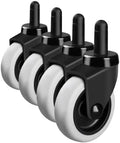 Besitu 3" Mop Bucket Wheels Replacement, Non-Marking TPR Castors Set of 4 by Besitu