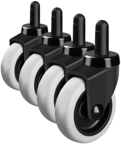 Besitu 3" Mop Bucket Wheels Replacement, Non-Marking TPR Castors Set of 4 by Besitu