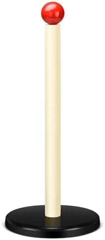 Paper Towel Holder, Cute Wooden Red Ball Kitchen Roll Stand Organizer by Cambiar
