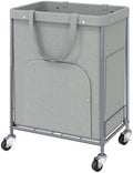 170L Large Laundry Basket with Wheels, Rolling Laundry Hamper Easy Access by Unknown