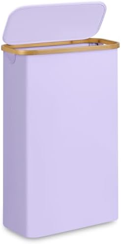 Slim Laundry Basket, 60L Laundry Hamper by Merkisa