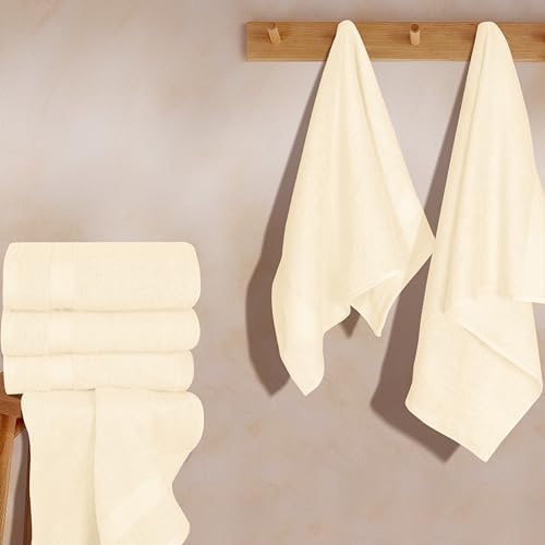 GLAMBURG Ultra Soft 6-Piece Hand Towel Set 16x28-100% Ringspun Cotton - Image 3