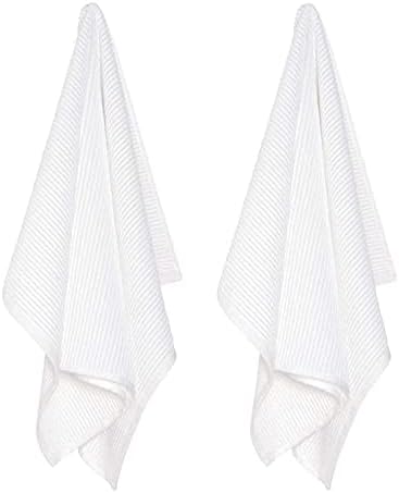 Now Designs Ripple Cotton Dish Towels White 18 x 28in by NowDesigns