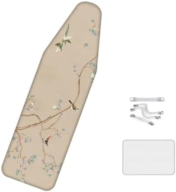 Easy to Install Ironing Board Cover, Extra Thick 2-Ply Design by yazilan
