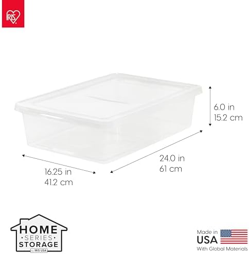 IRIS USA 10-Pack 28 Qt Storage Bins - Image 3