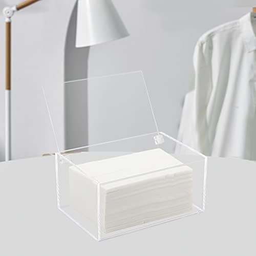 Watpot Acrylic Dryer Laundry Sheet Holder Dispenser Clear Container Box - Image 7