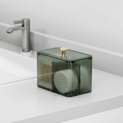 3 Slots Clear Plastic Q Tip Holder - Image 6