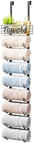 HapiRm Towel Racks for Bathroom Storage by HapiRm