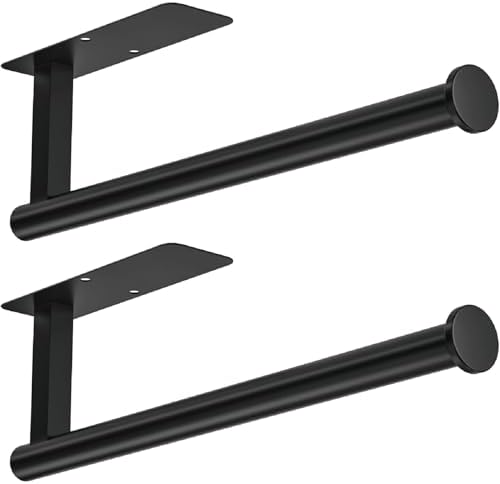 ASTOFLI Paper Towel Holder Under Cabinet No Drilling, Self Adhesive Paper Towel by ASTOFLI