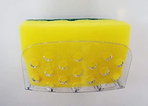 2 Pack Sponge Holders with Suction, Kitchen Sink Dish Brush Sponge Caddy - Image 4