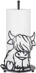 Shimeyao Highland Cow Metal Paper Towel Holder Stand by Shimeyao