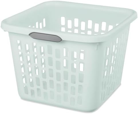 Sterilite Laundry Basket, Plastic Clothes Hamper, Large Square Bin by Sterilite