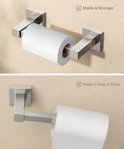 FORIOUS Commercial Toilet Paper Holder Wall Mount Bathroom Tissue Holder - Image 3