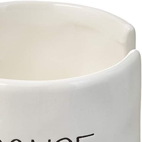 Mud Pie Kitchen Dish Sponge Holder Caddy, Off White - Image 3