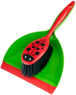 Vigar Flower Power Dust Pan and Brush Set by VIGAR