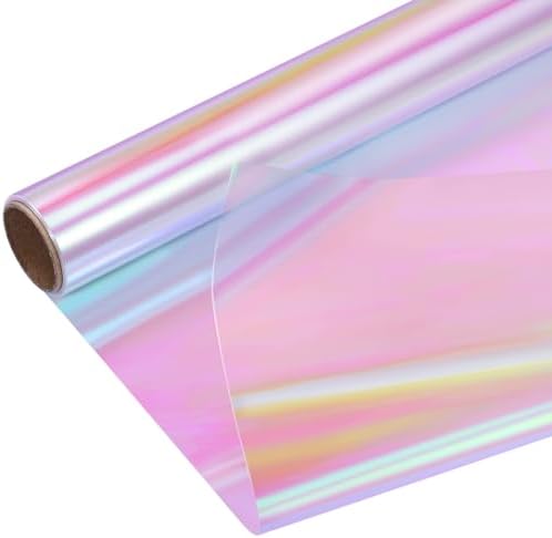 PerkHomy Clear Cellophane Wrap Roll 16" 3 Mil Thick Cellophane by PerkHomy