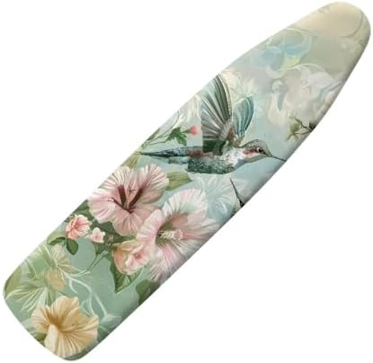 Flower Hummingbird Ironing Board Cover and Pad 15 x 54 Iron Board Protective by Tongluoye
