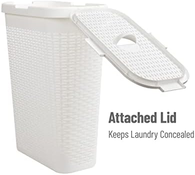Mind Reader Slim Laundry Hamper - Image 5