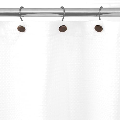 Vintage Bronze Shower Curtain Hooks: Rust Proof Metal Curtain Rings - Image 6