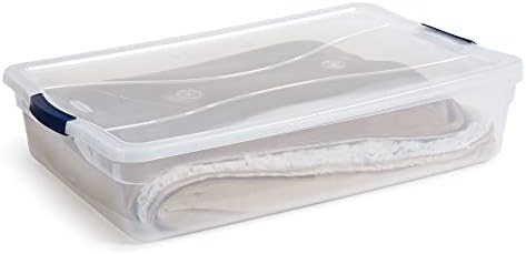 Rubbermaid Cleverstore 42 Quart Stackable Plastic Storage Container Organizer - Image 6