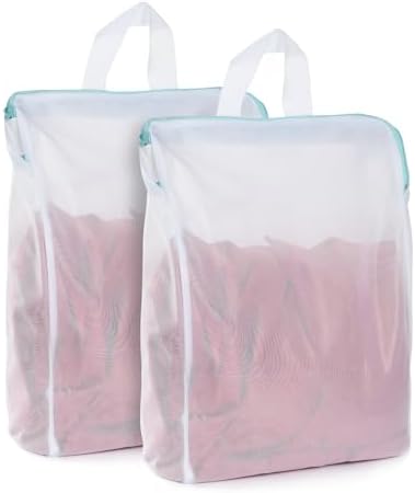 OTraki 12x16 Inch Mesh Laundry Bag 2 Pack Small Lingerie Bags by OTraki