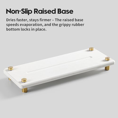 Razborci Water Absorbing Stone Sink Caddy Kitchen Sink Organizer Tray, - Image 5
