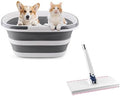 Extra Large Collapsible Bucket 35L Mop Bucket by BIDFUL