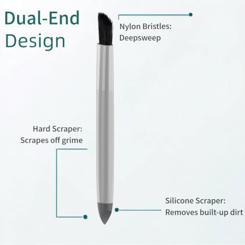 3-Pack Grout & Crevice Cleaning Brush Set, Window Tracks, Kitchen Sink - Image 4