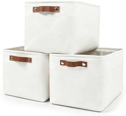 Bagnizer Storage Bins Large Fabric Storage Baskets by Bagnizer