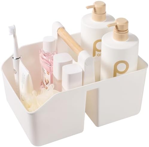 rejomiik Plastic Shower Caddy, Portable Basket by rejomiik