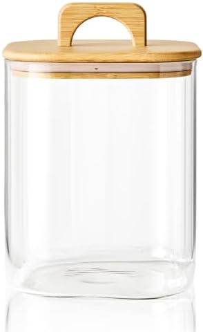 Sweejar 3 qt Glass Jars for Laundry Room Organization, 96 oz Laundry Pods by Sweejarco1949