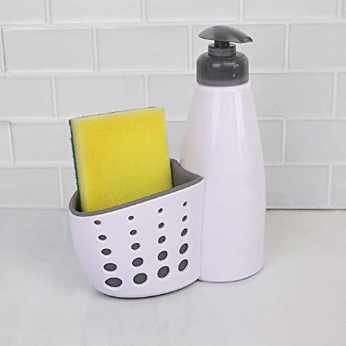 Countertop Soap Pump with Perforated Sponge Holder - Image 2