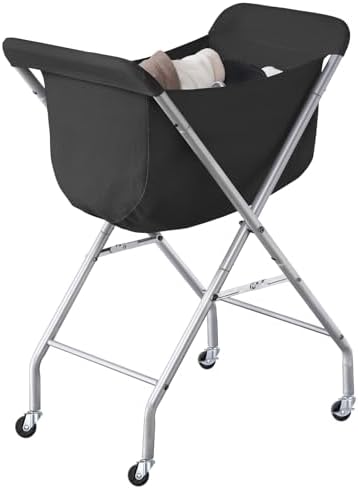 ELYKEN Laundry Basket with Wheels, Collapsible Laundry Hamper by ELYKEN