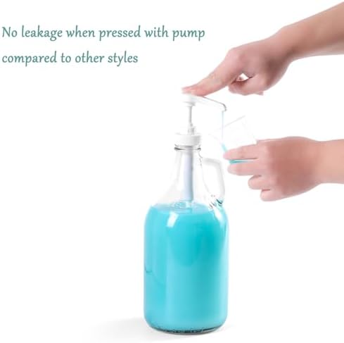 64 OZ Laundry Detergent Dispenser BY VEGEVIGI, Glass Liquid Laundry Soap - Image 3