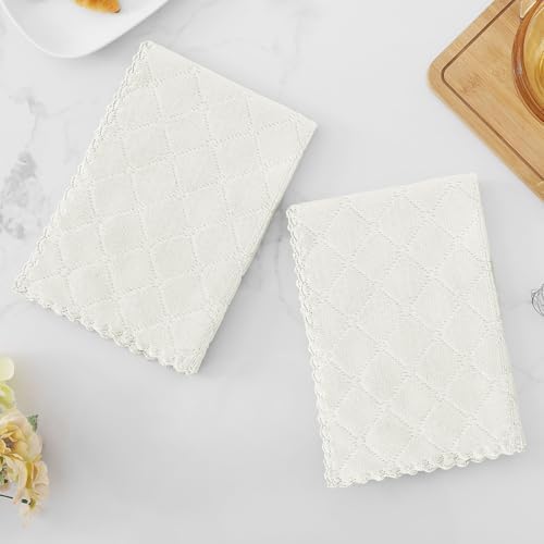 Homaxy 12 Pack Super Soft Absorbent Dish Cloths - Image 7