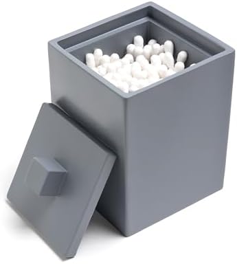 Cotton Swab Holder, Bathroom Resin Q Tips Holder by HOME
