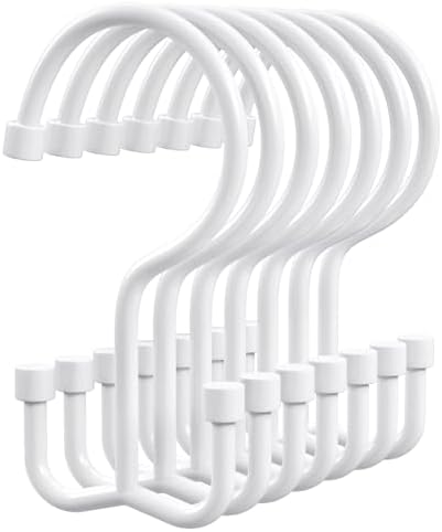 OEH Shower Curtain Hooks, Durable Shower Curtain Hooks Rust Proof, Shower Rings by OEH