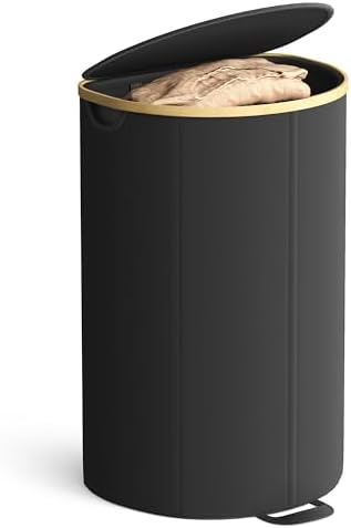 SONGMICS Laundry Hamper with Lid, 90L Laundry Basket, Removable Liner Bag by Unknown
