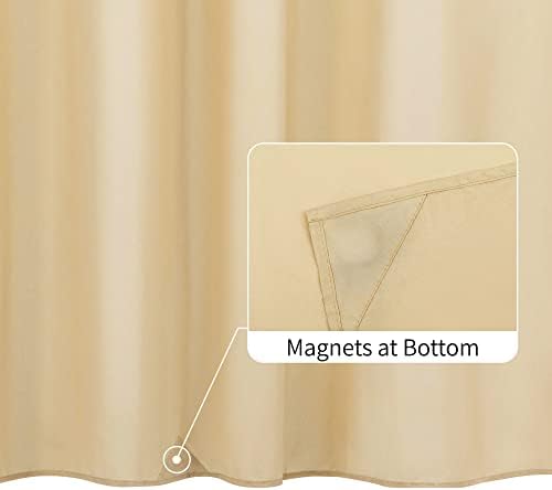 ALYVIA SPRING Stall Waterproof Fabric Shower Curtain or Liner Khaki - Image 2