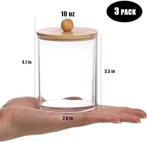 3PCS Acrylic Qtip Dispensers Holders - Image 6