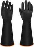 18" XL Size Latex Chemical Resistant Gloves, Reusable Heavy Duty Long Rubber by Nobgum