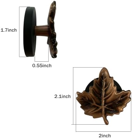 Maple Leaf Magnetic Hooks, Decorative Heavy Duty Magnet Hooks - Image 7