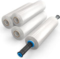 4 Rolls x 15" x 900 FT x Clear Heavy Duty Plastic Stretch Wrap Shrink Film by TopSellingProducts