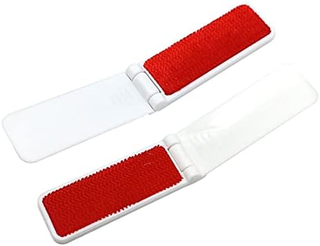 SUPIA 2 Pack Portable Folding Mini Lint Brush Small Travel Purse Pet Hair - Image 2