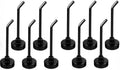 Heavy Duty Magnetic Hooks 10 Pack, Durable Rustproof Neodymium Magnets by Unknown