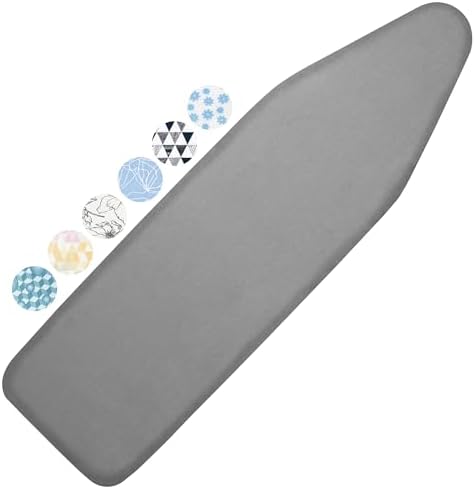 Ironing Board Cover and Pad, 15x54 Standard Size, Scorch Resistant by Dalykate